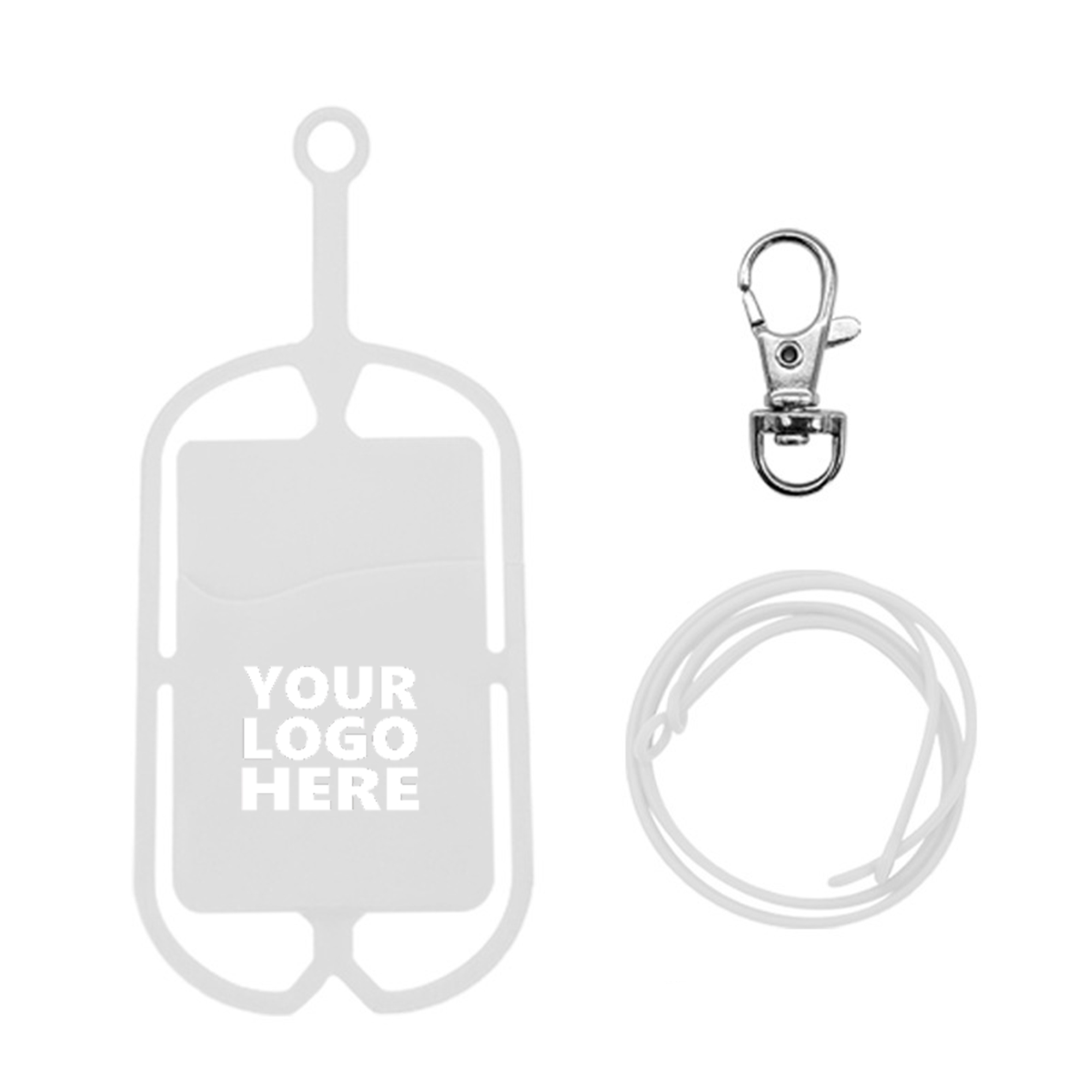 Multi-Functional Silicone Phone Case Cardholder With Lanyard 4