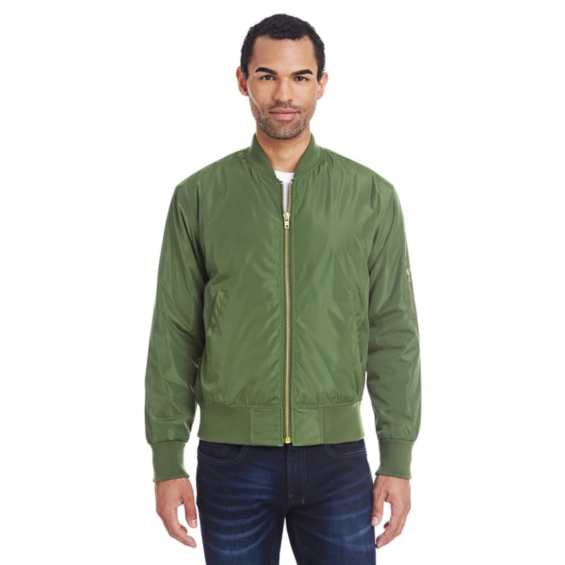Threadfast Apparel Unisex Bomber Jacket 12