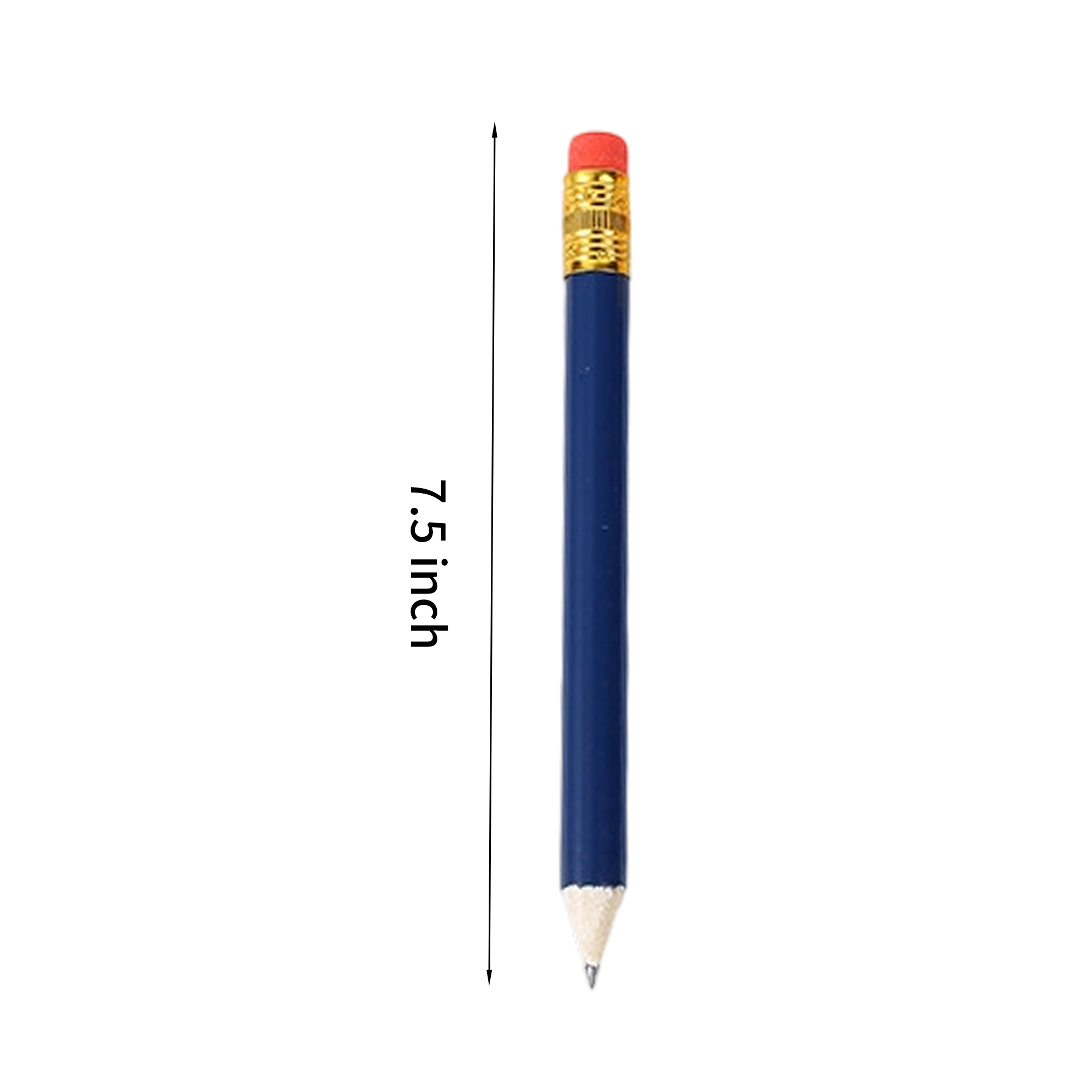 Wooden HB Pencil With Eraser Assorted Colors 5