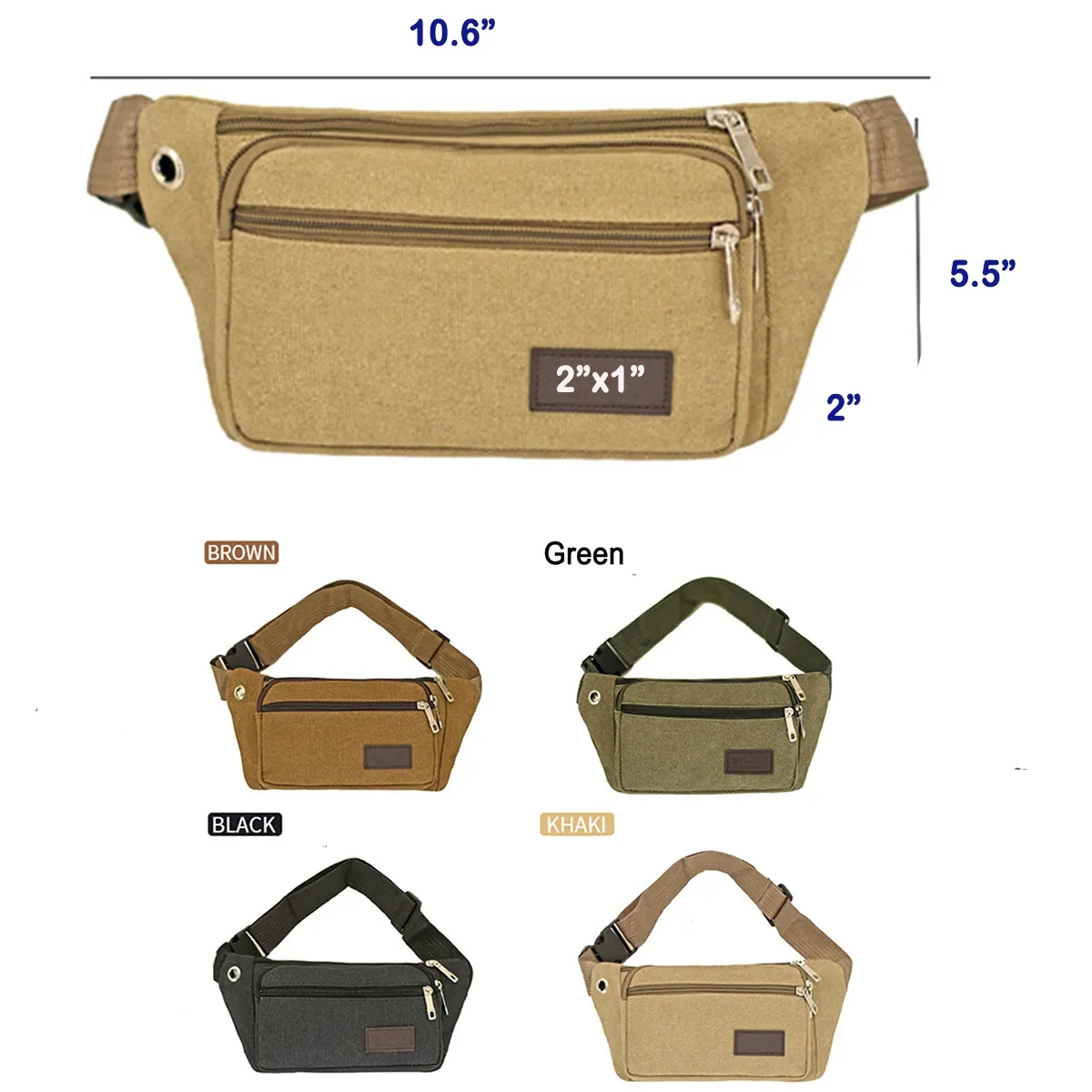 Canvas Fanny Pack 2