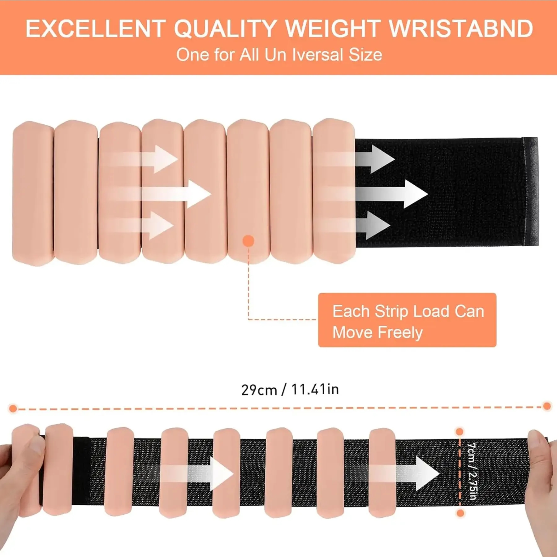 Adjustable Silicone Weight Bracelet Gym Waterproof 3