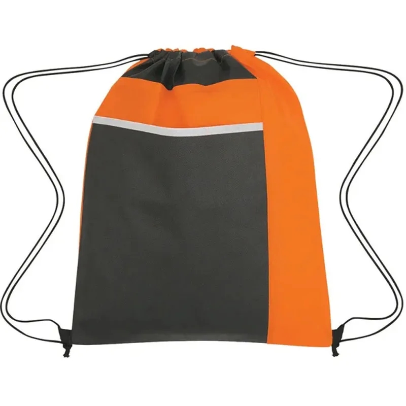 Non-Woven Drawstring Backpack With Large Front Pocket 5