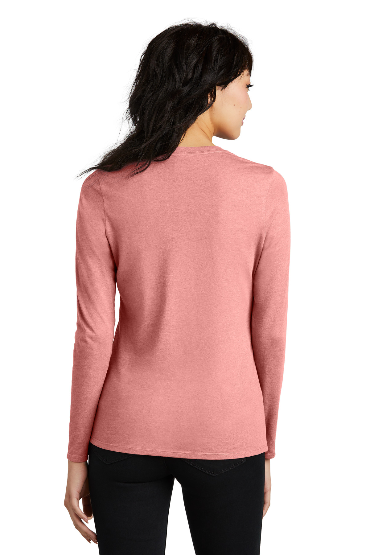 District Women's Perfect Blend CVC Long Sleeve Tee DT110 16