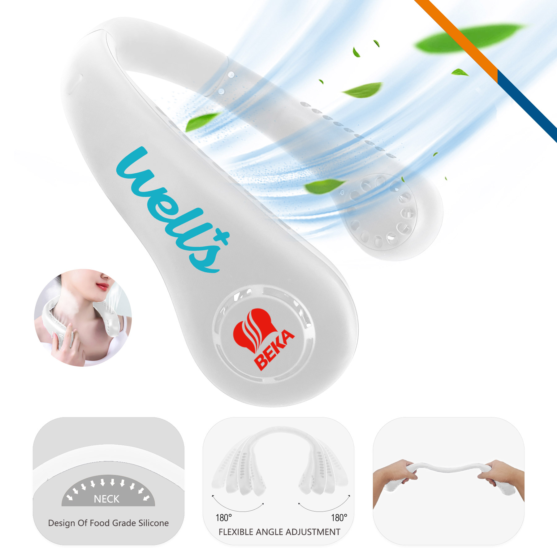 Piliano Flexible Bladeless Neck Fan 2
