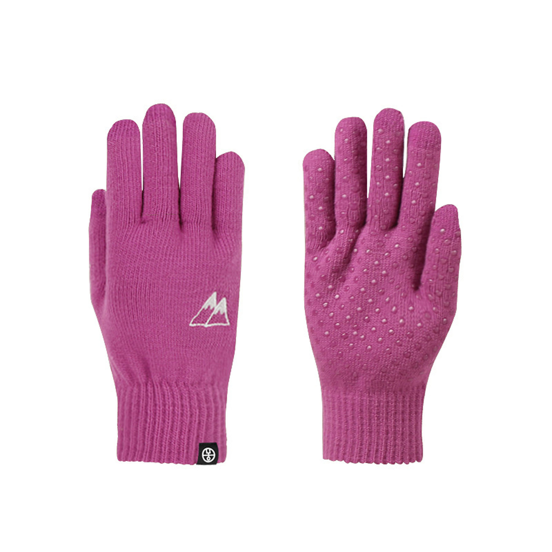 Anti-Slip Embroidered Knit Gloves 7