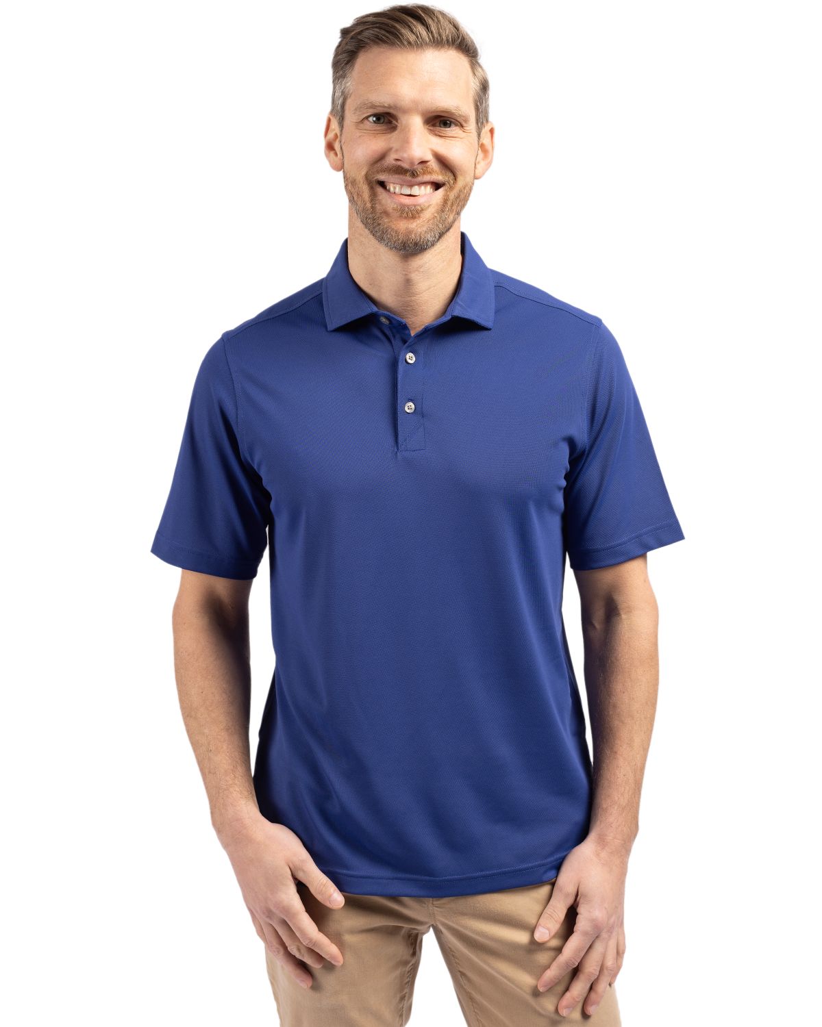 Cutter & Buck Virtue Recycled Featherlight Pique Mens Polo 43