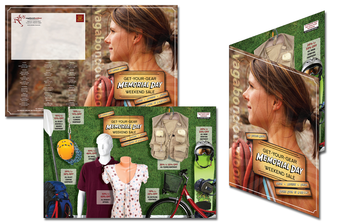 Bi-Fold Flyer Brochure - 11x17 - Gloss Text 1