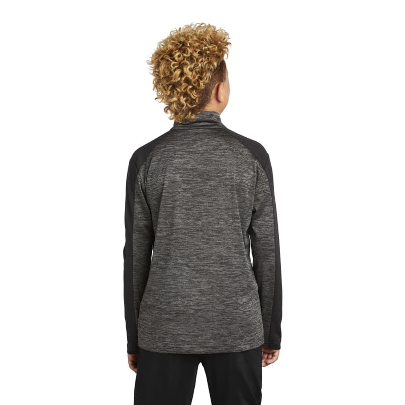 Sport-Tek Youth PosiCharge Electric Heather Colorblock 1/4-Zip Pullover. 4