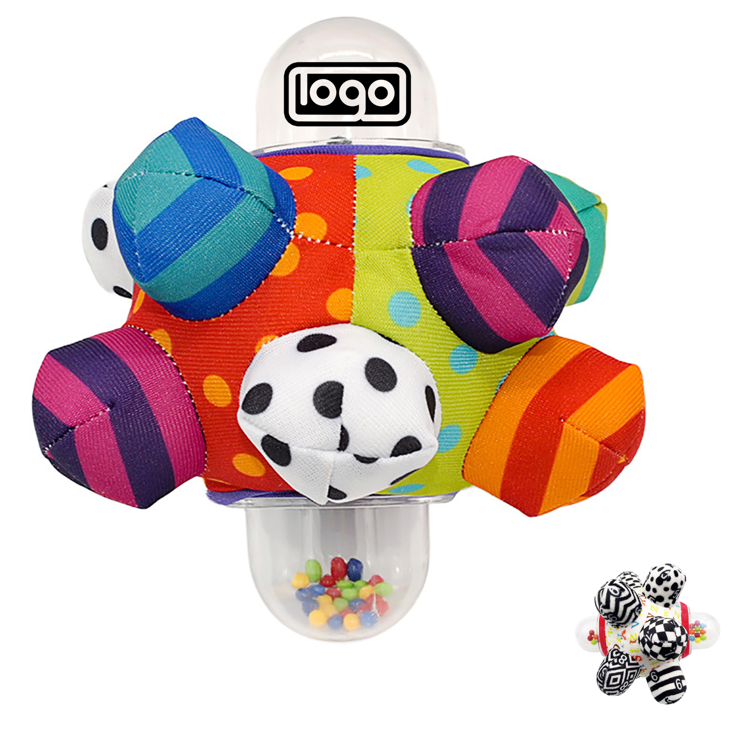 Colorful Educational Rattle Ball Toy 6