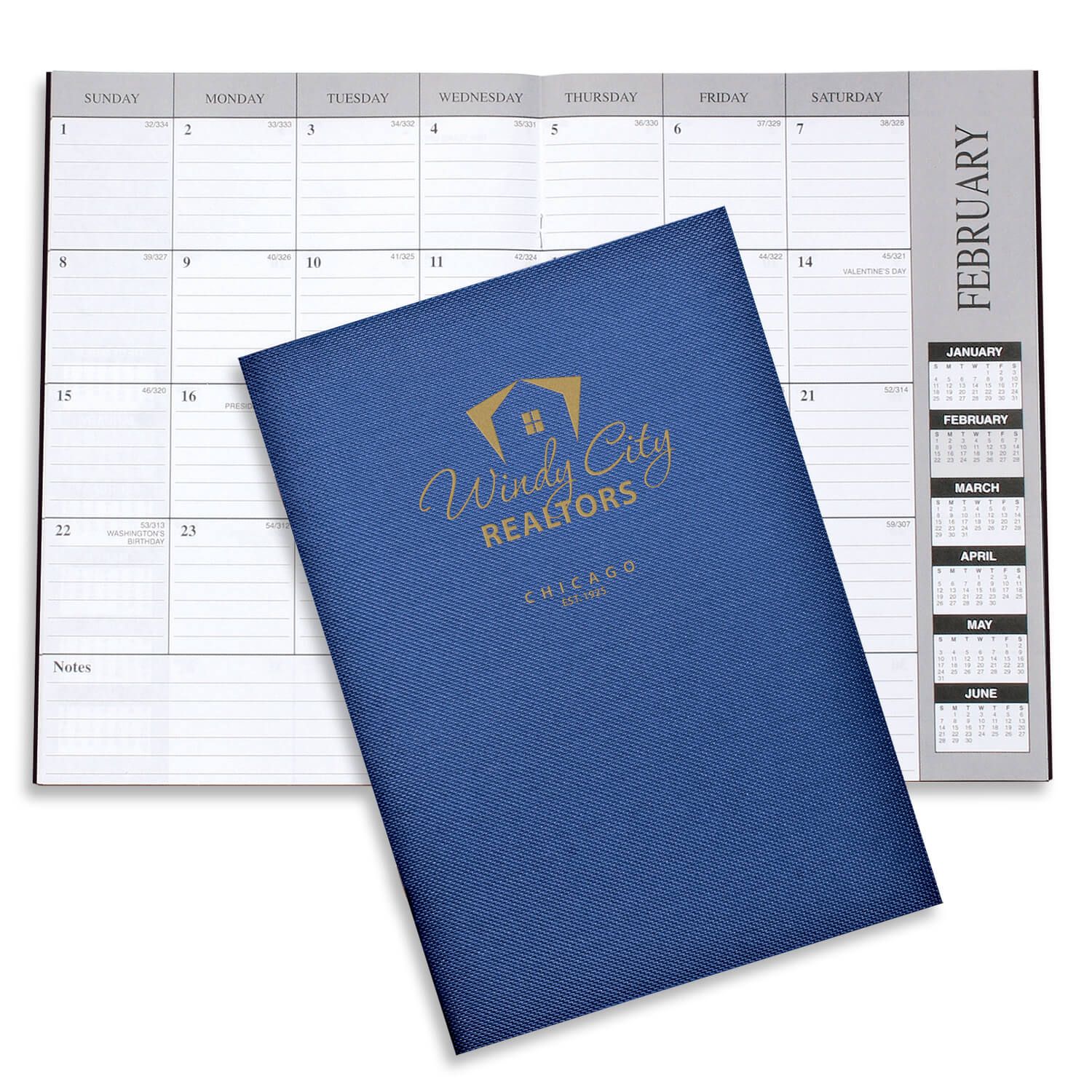 Monthly Desk Planner - Leatherette 6