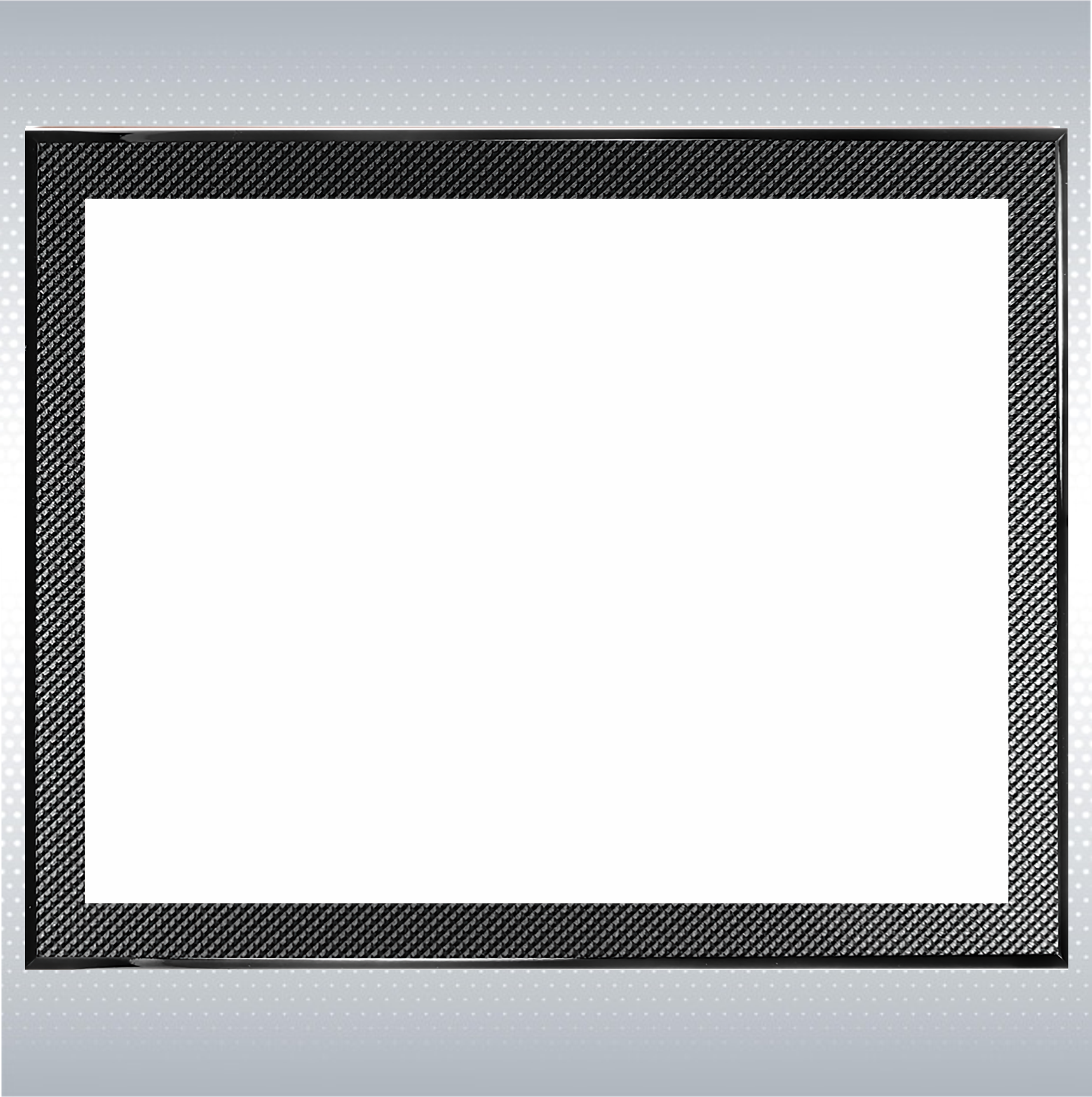 Piano Carbon Fiber Plaque w/Full Color Sublimated Plate 3