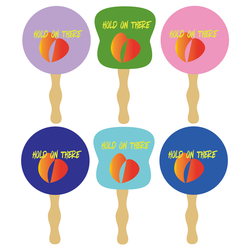 Paper Hand Fan, Wooden Hand Fan 2