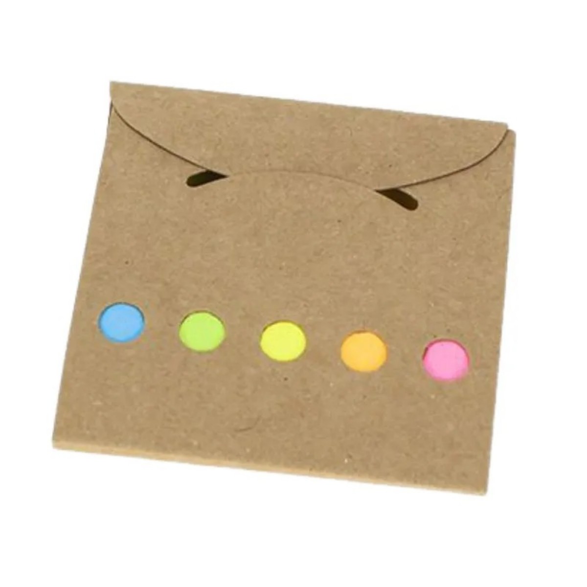 Compact Kraft Sticky Note Pad for Work and Travel 3