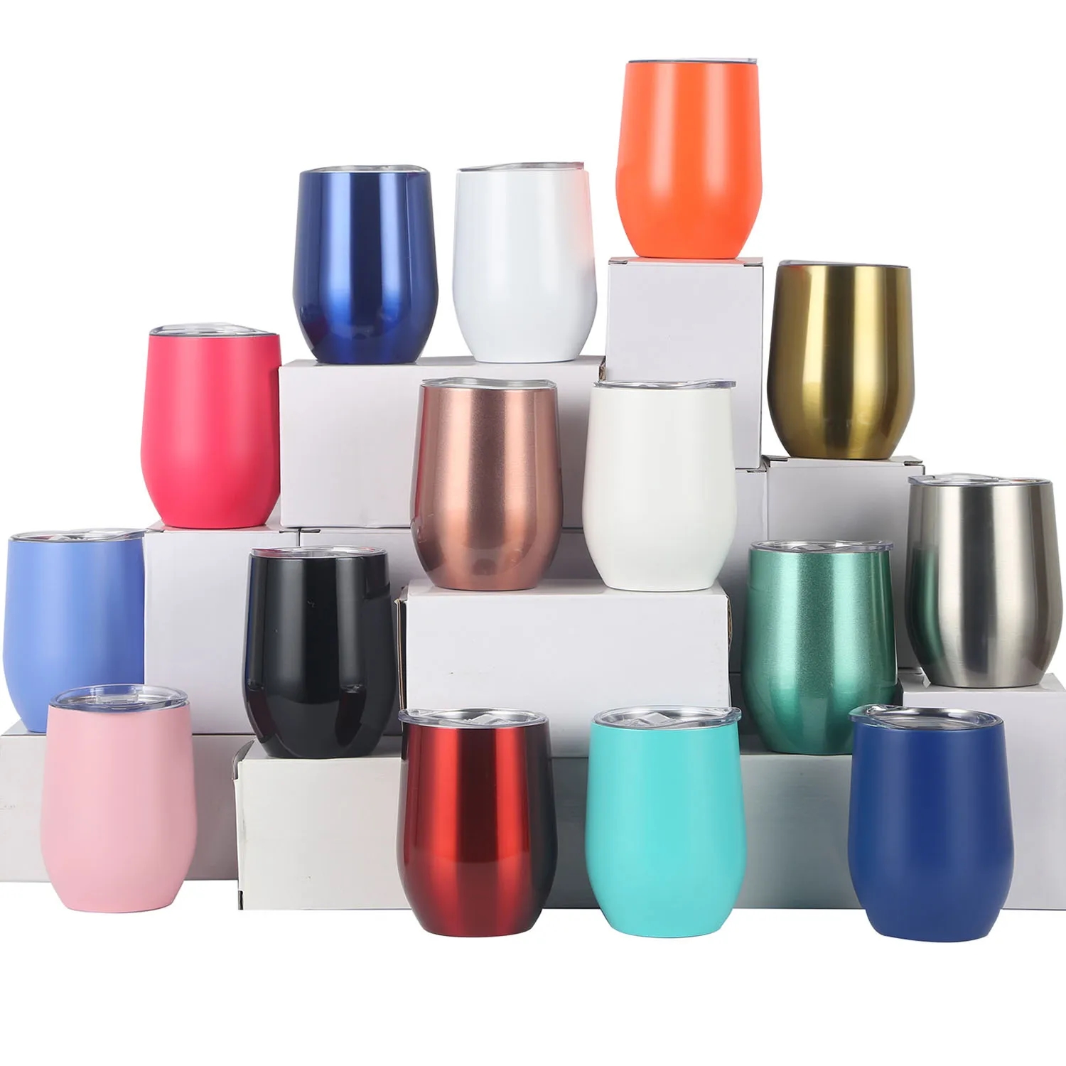 12oz Double Wall Vacuum Stainless Steel Tumbler Cup 5