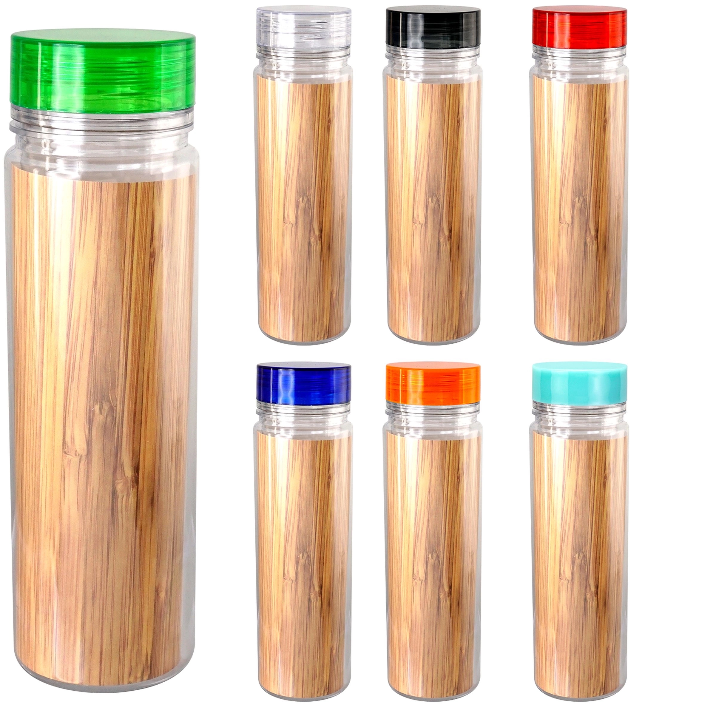 Clear View 18 oz. Full Color Bamboo Pattern Bottle 5