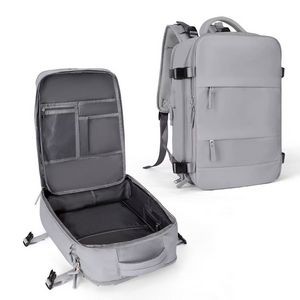 Versatile Travel Backpack with Charging Port & Shoe Pouch 9