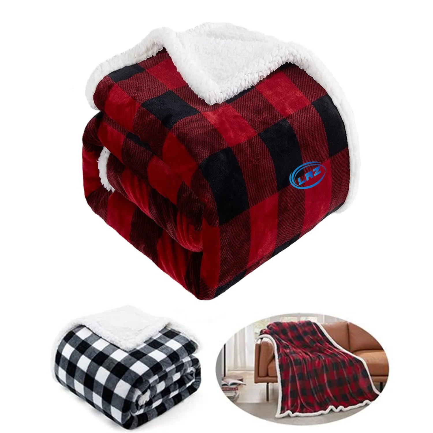 Checkered Flannel Blanket 3