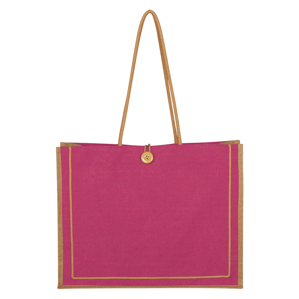 Paradise Jute Tote Bag, custom tote bag with logo imprint 7