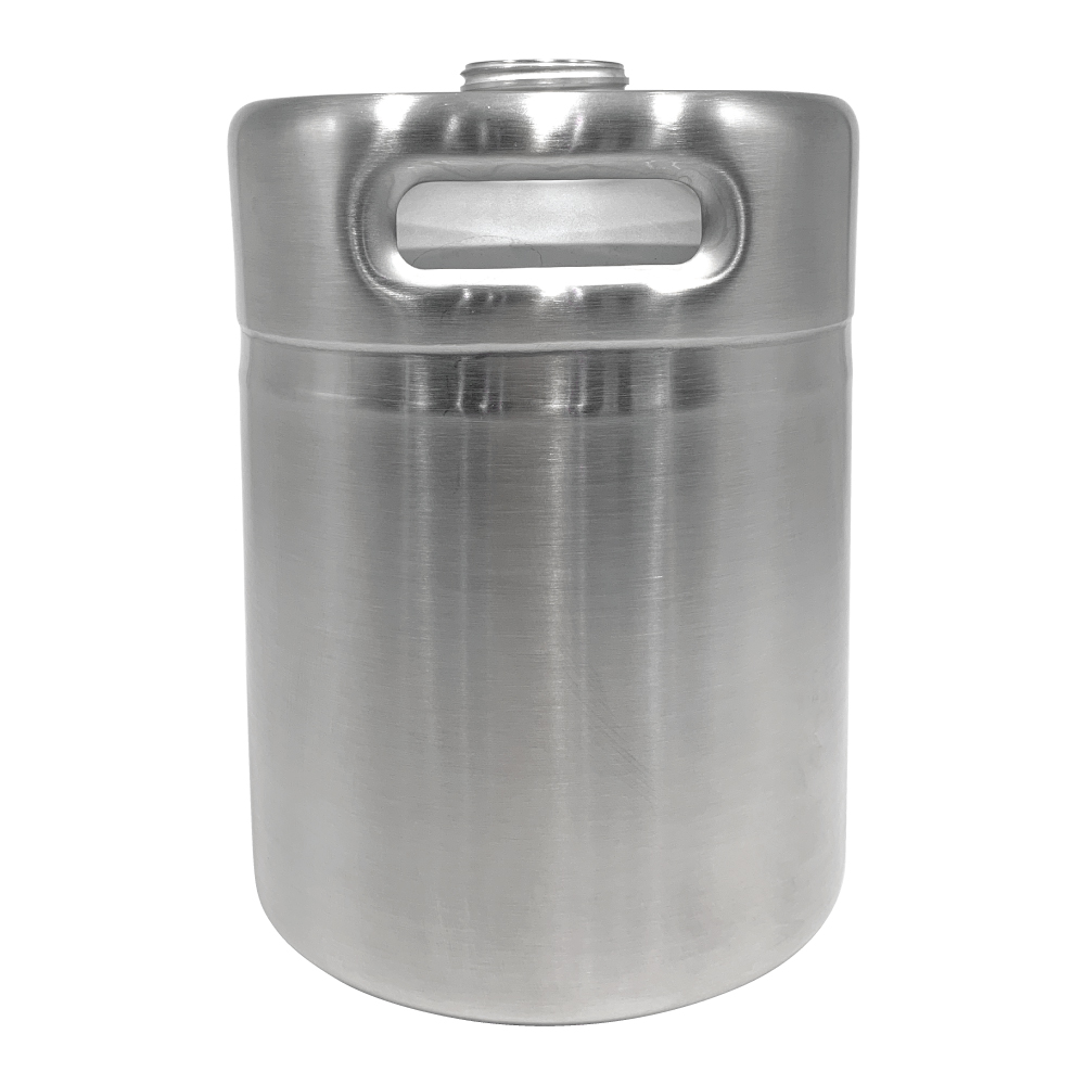 2 Litre Stainless Steel Mini Keg