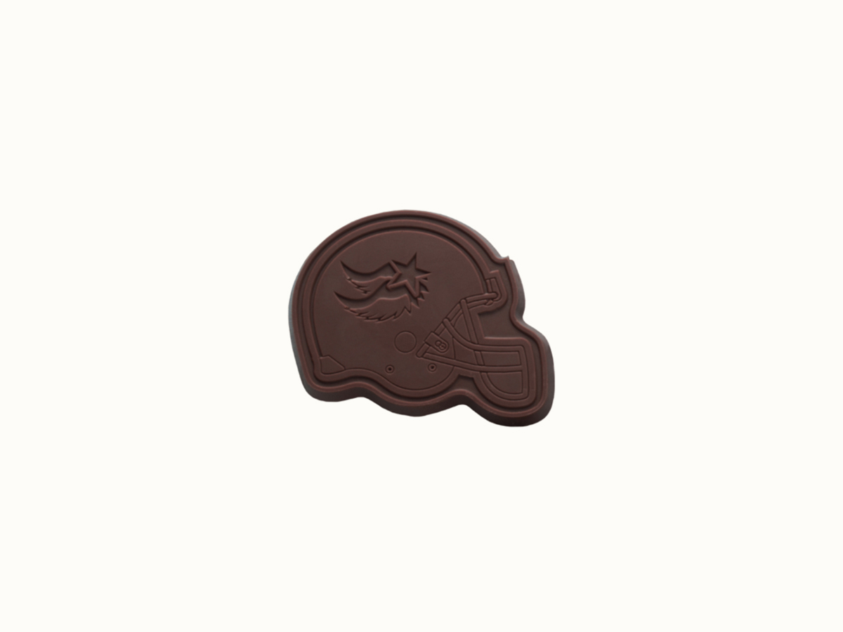 3"x3" Custom Decorated Chocolate Shape with Clear Packaging 2