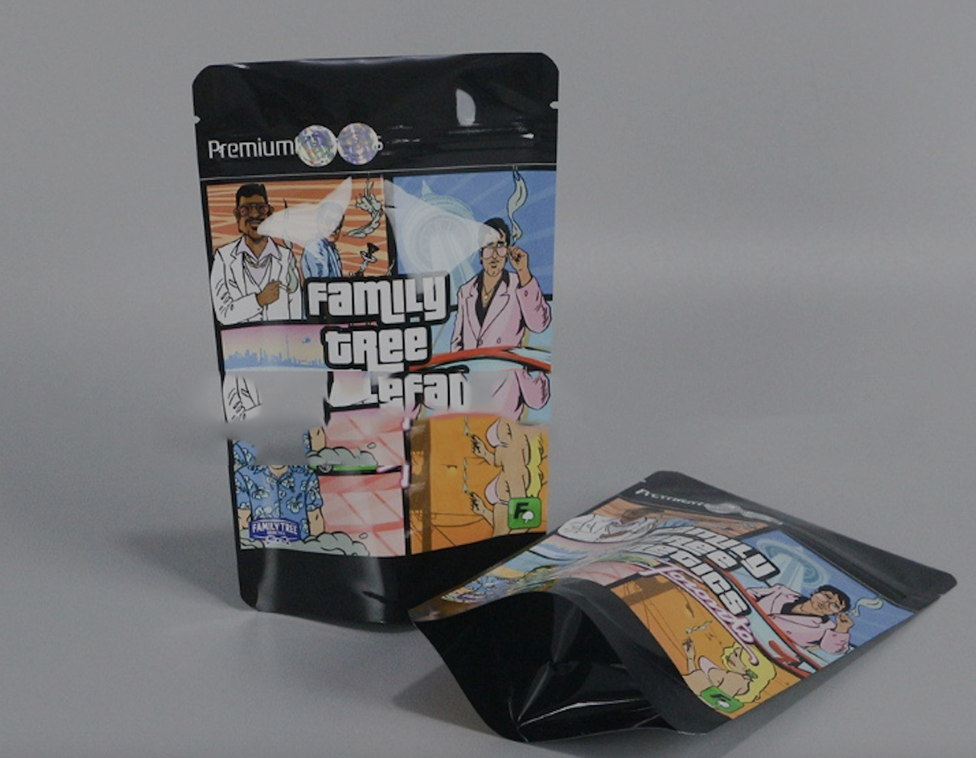 Resealable Stand Up Bags/Smell Proof Pouch /Sealable Foil Pouch Bags for Packaging 2