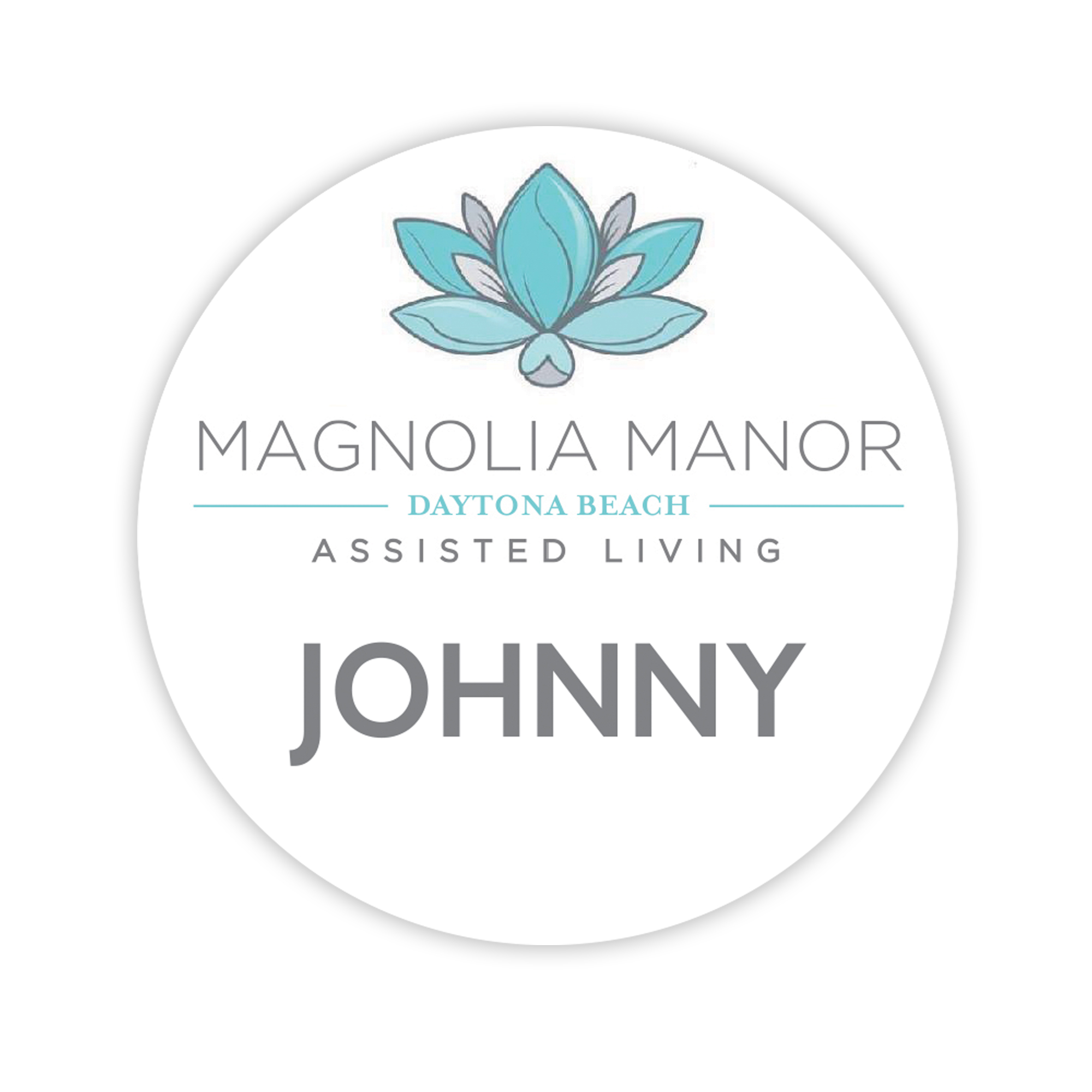 UV Imprint Spectrum Badges With Personalization 2.5" Round