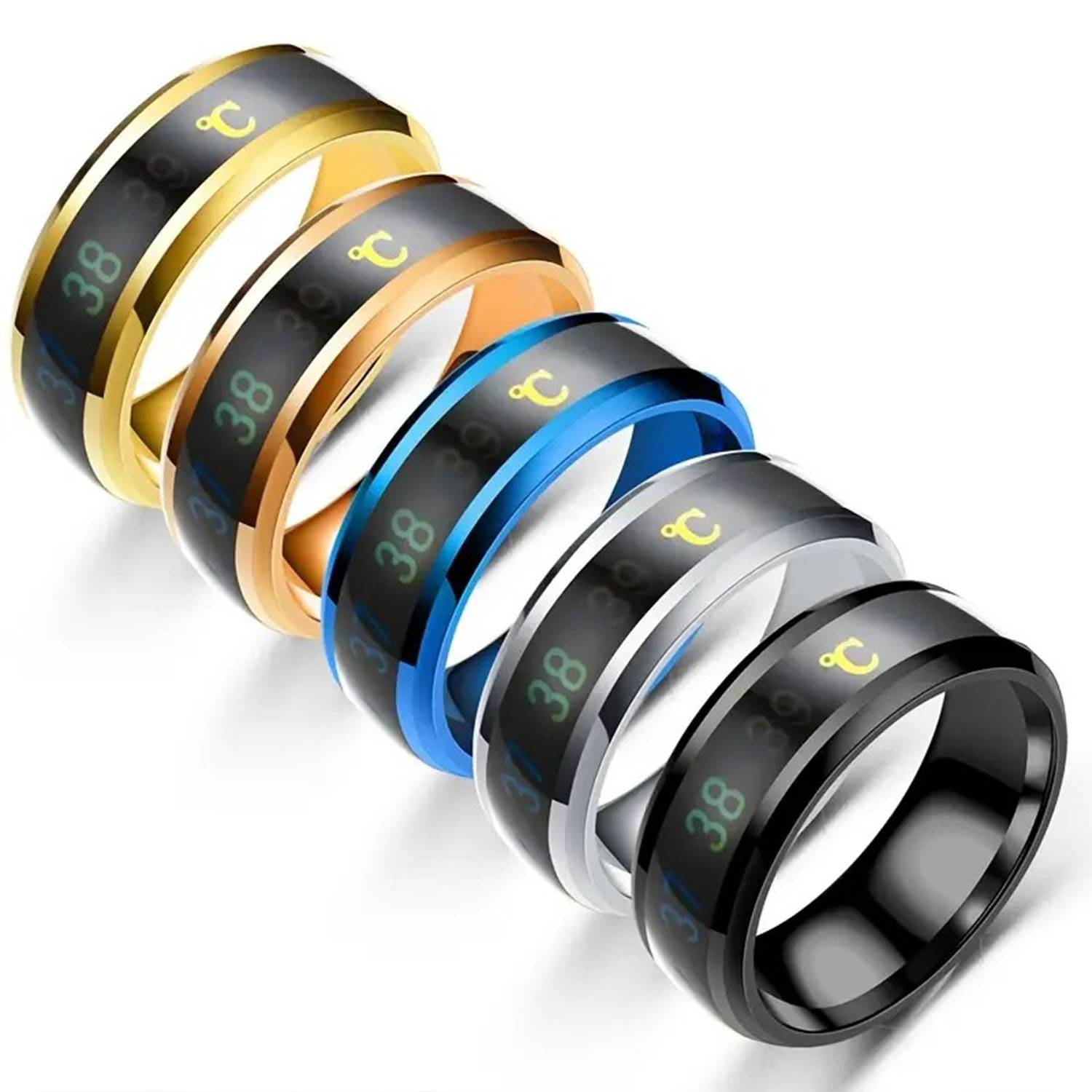 Digital Thermometer Smart Ring 7