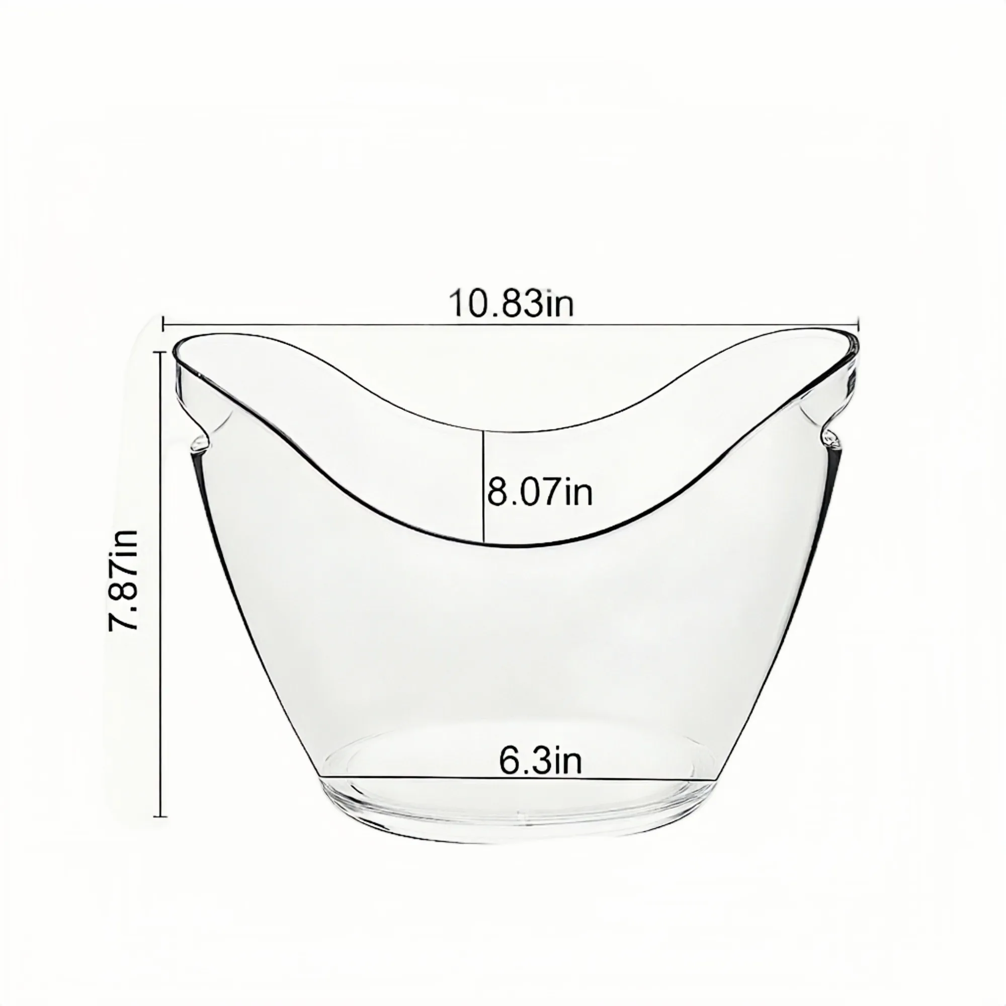 Clear Acrylic Ice Bucket 3