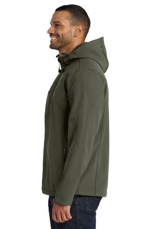 Port Authority Textured Hooded Soft Shell Jacket. J706 5