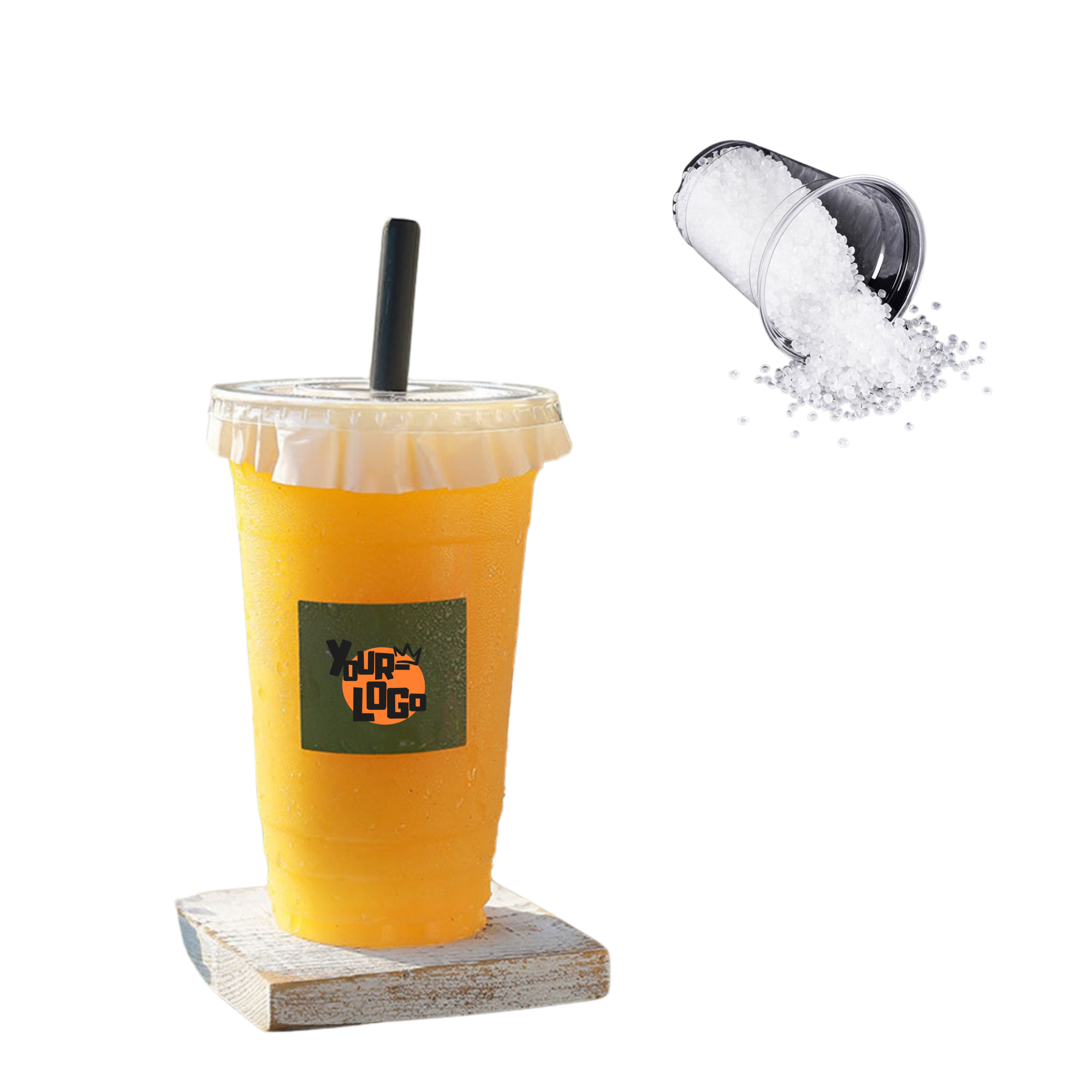 Clear Plastic Disposable Coffee Cups 1