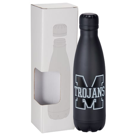 Copper Vacuum Insulated Bottle 17oz w/ Window Box, custom water bottle with logo imprint 56