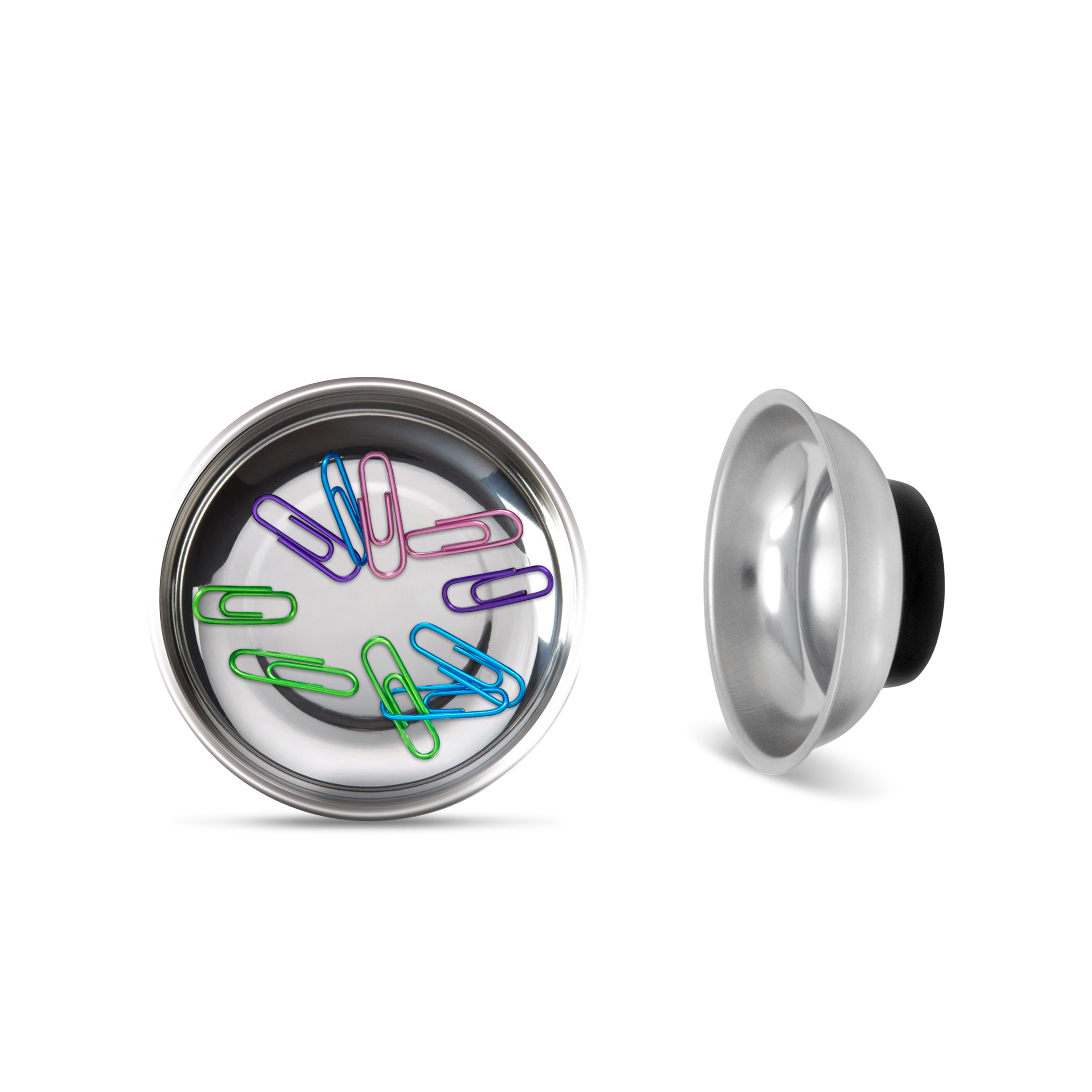 Mini Magnetic Accessory Bowl With Paper Clips