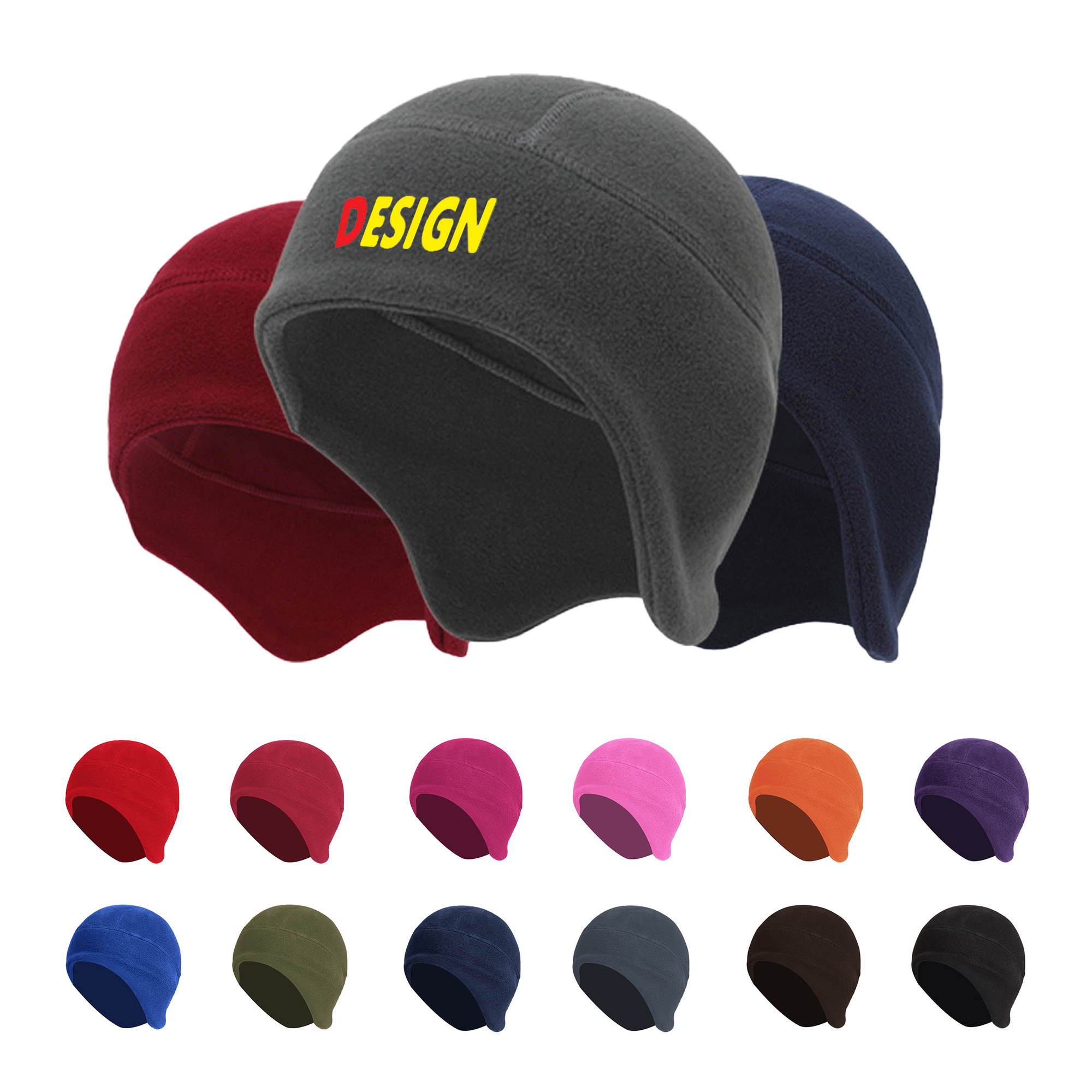 MOQ50 Polar Fleece Earmuff Cycling Cap 6