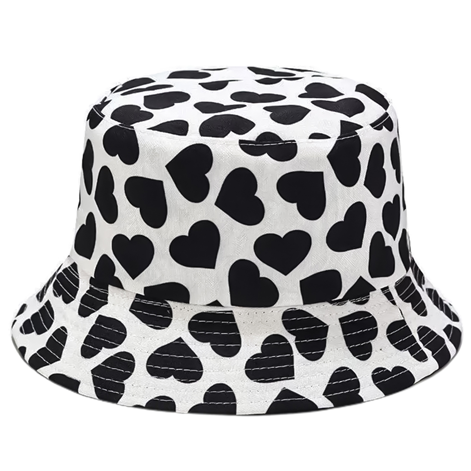 Sublimated summer fishing bucket hats w/ Adjustable drawstring 7
