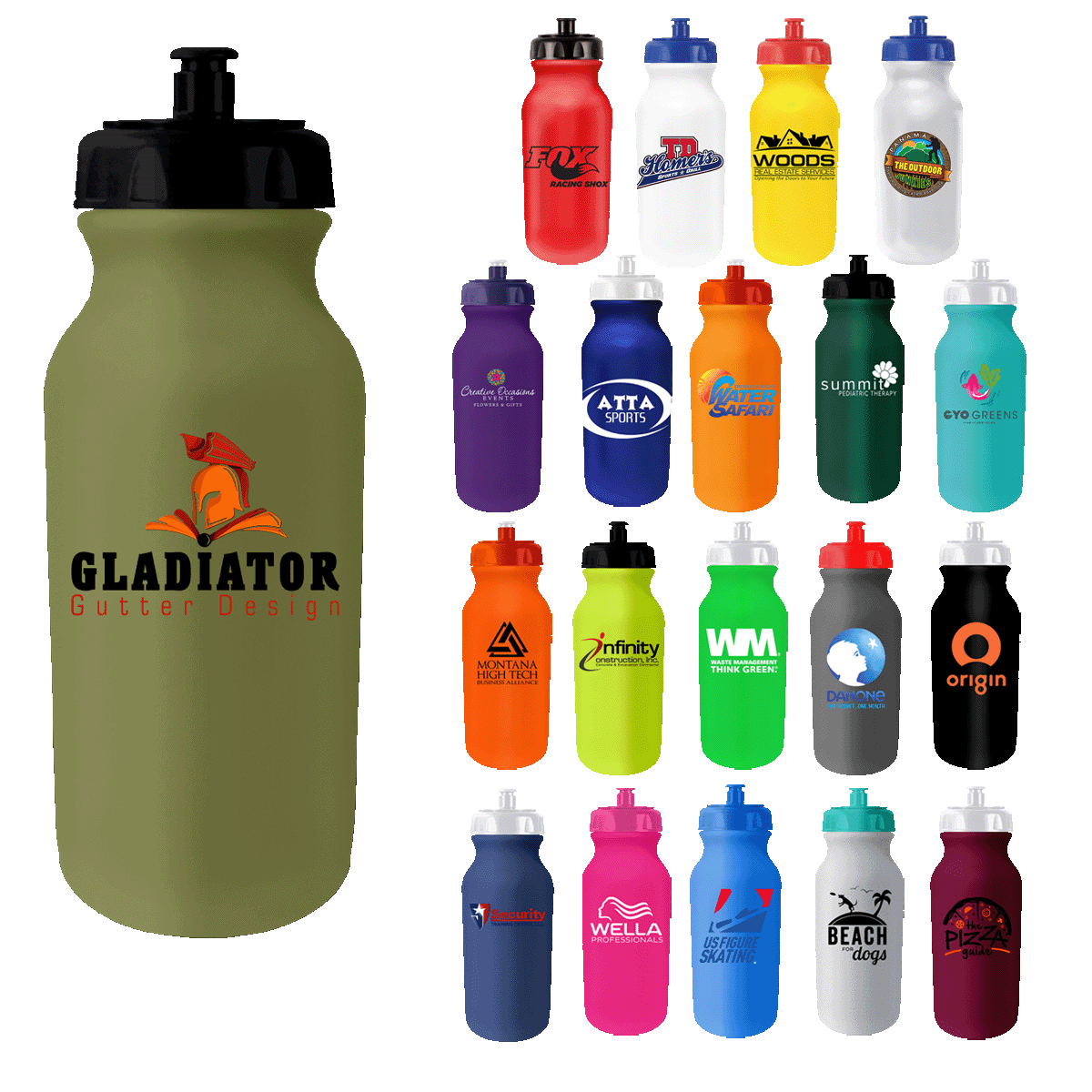 20 oz. Value Cycle Bottle with Push 'n Pull Cap 1