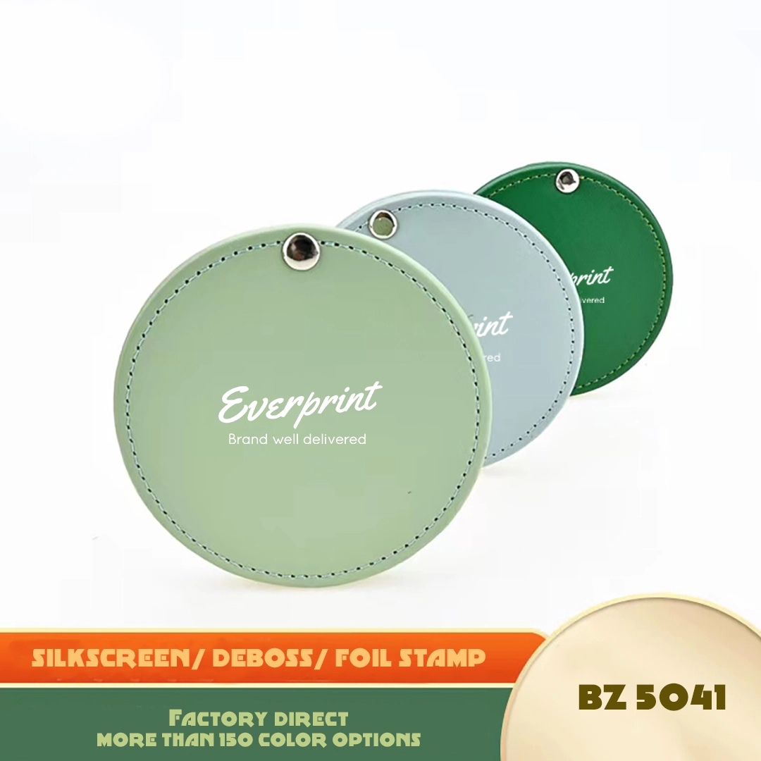 Miss Swipe Round PU Leather Compact Mirror 5