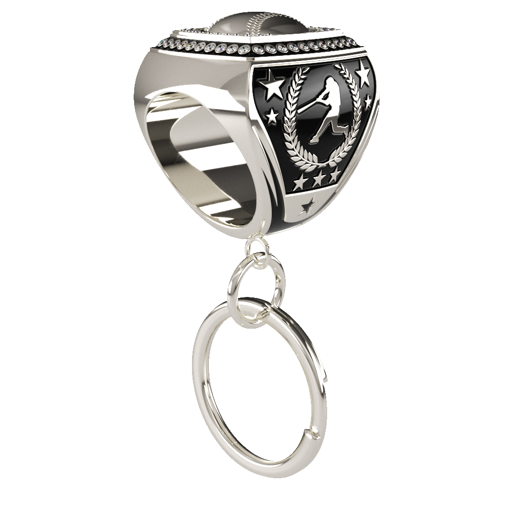 Epic Keychain Ring w/ Stock Bezel & Stock Side Inserts 14