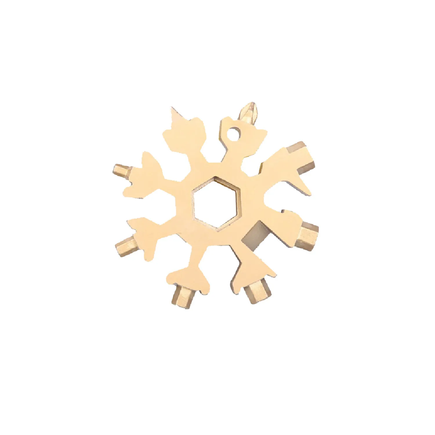 Saker 18-in-1 Snowflake Multi Tool Christmas Gift Keychain 4