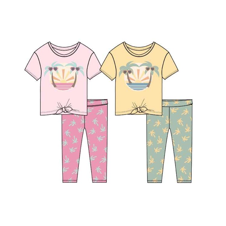 Girls Legging Sets - Assorted Sizes 72pcs 1