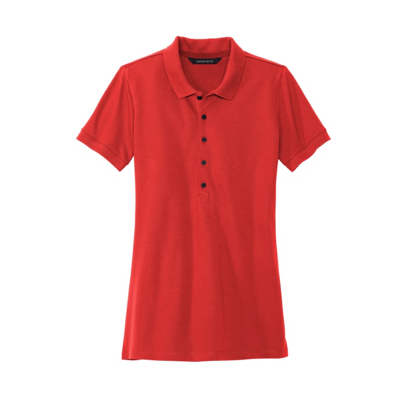 Mercer+Mettle Women's Stretch Heavyweight Pique Polo 1