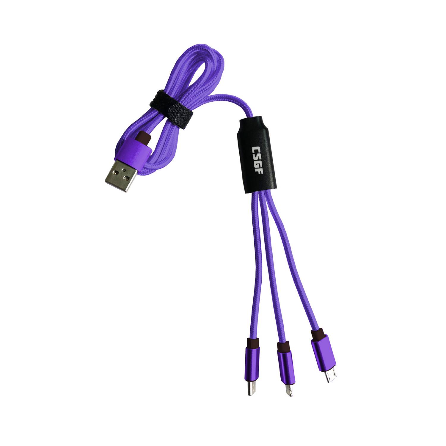 Lightning Logo 3 in 1 Charging Cable 4