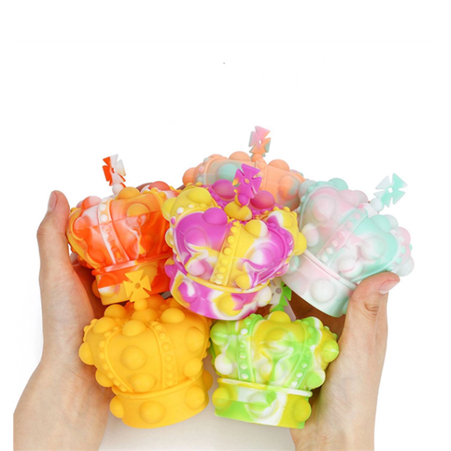 Crown Shaped Decompression Sensory Squeeze Ball Fidget Toy 17