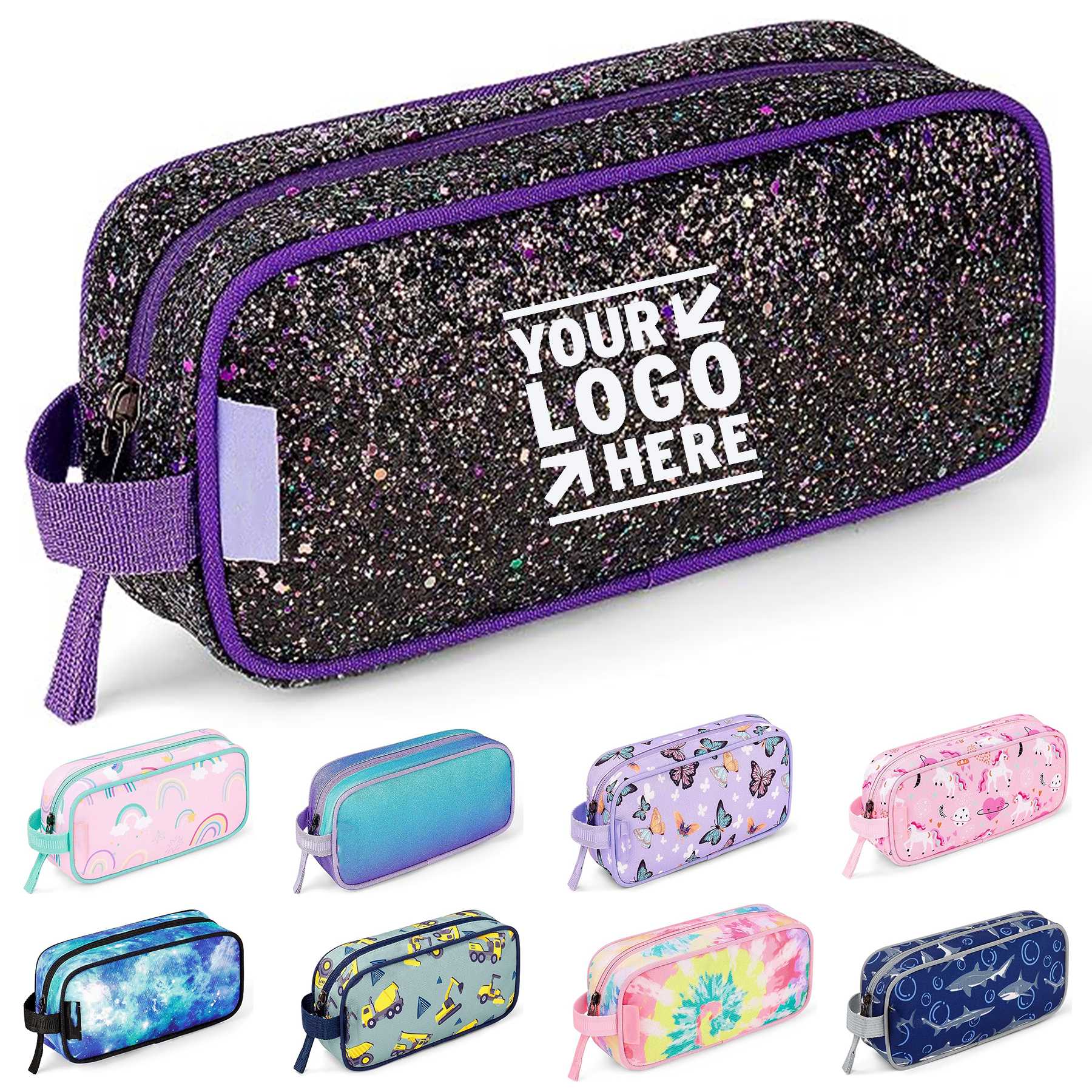 Girls Boys Kids Portable Soft Pencil Pouch
 2