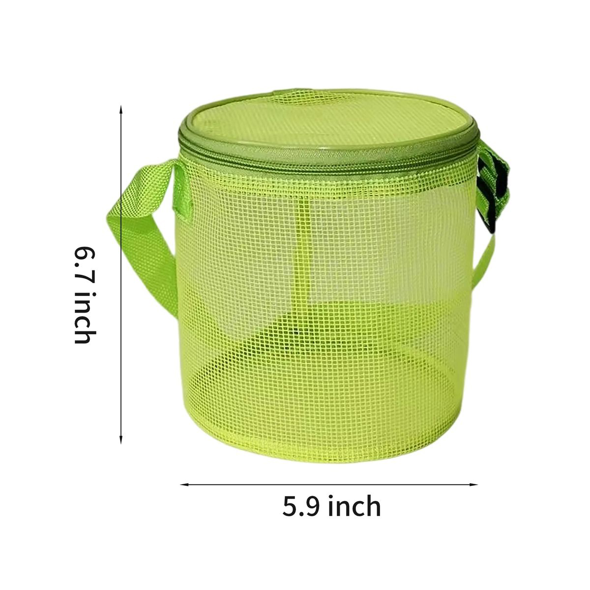 Nylon Mesh Bag with 6.7 Inch Lightweight Breathable Body 4