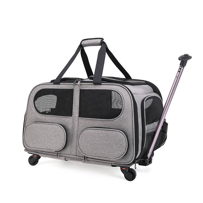 Oxford Pet Trolley Case Mesh Bag 3