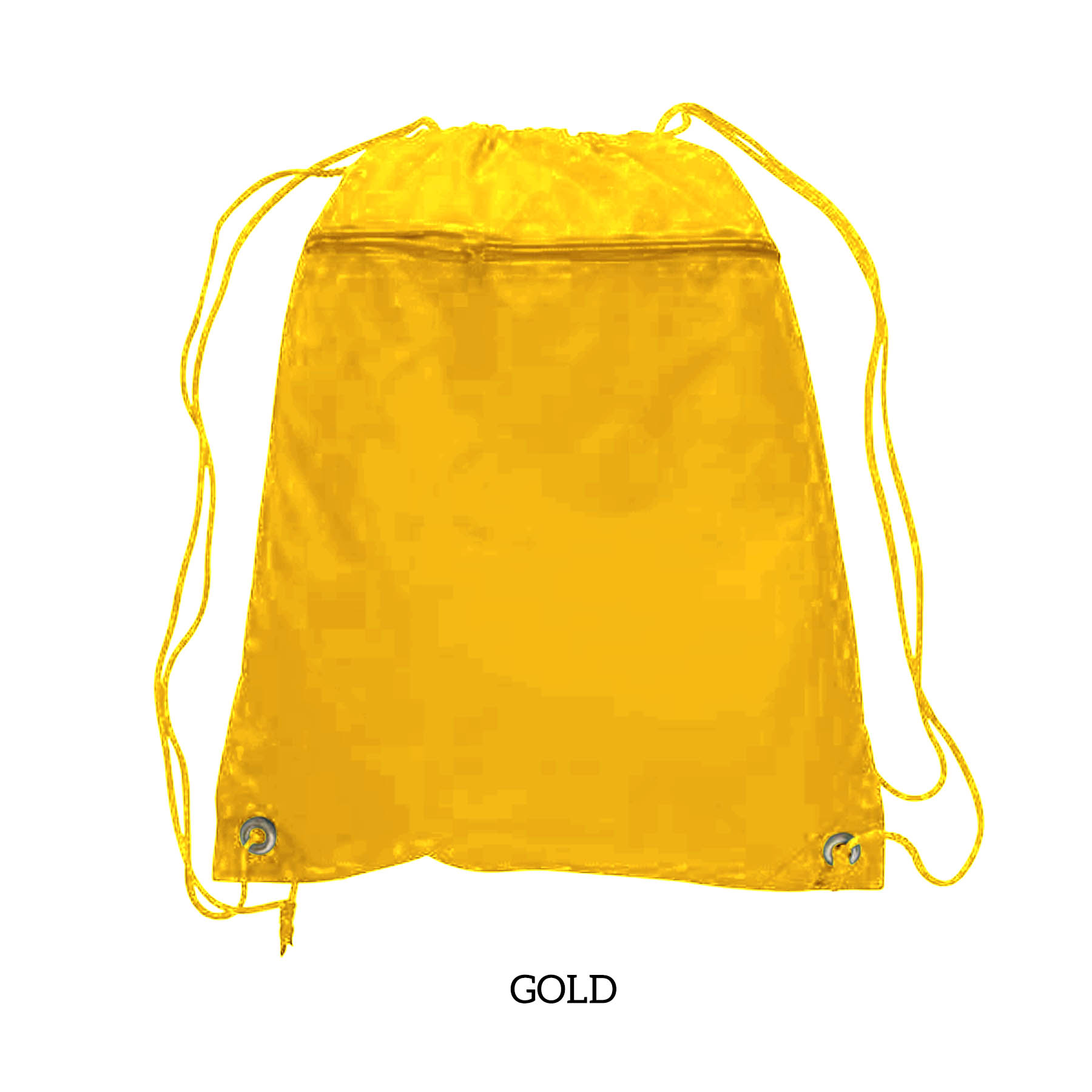 210D Polyester Drawstring Backpack w/PU Coating 12