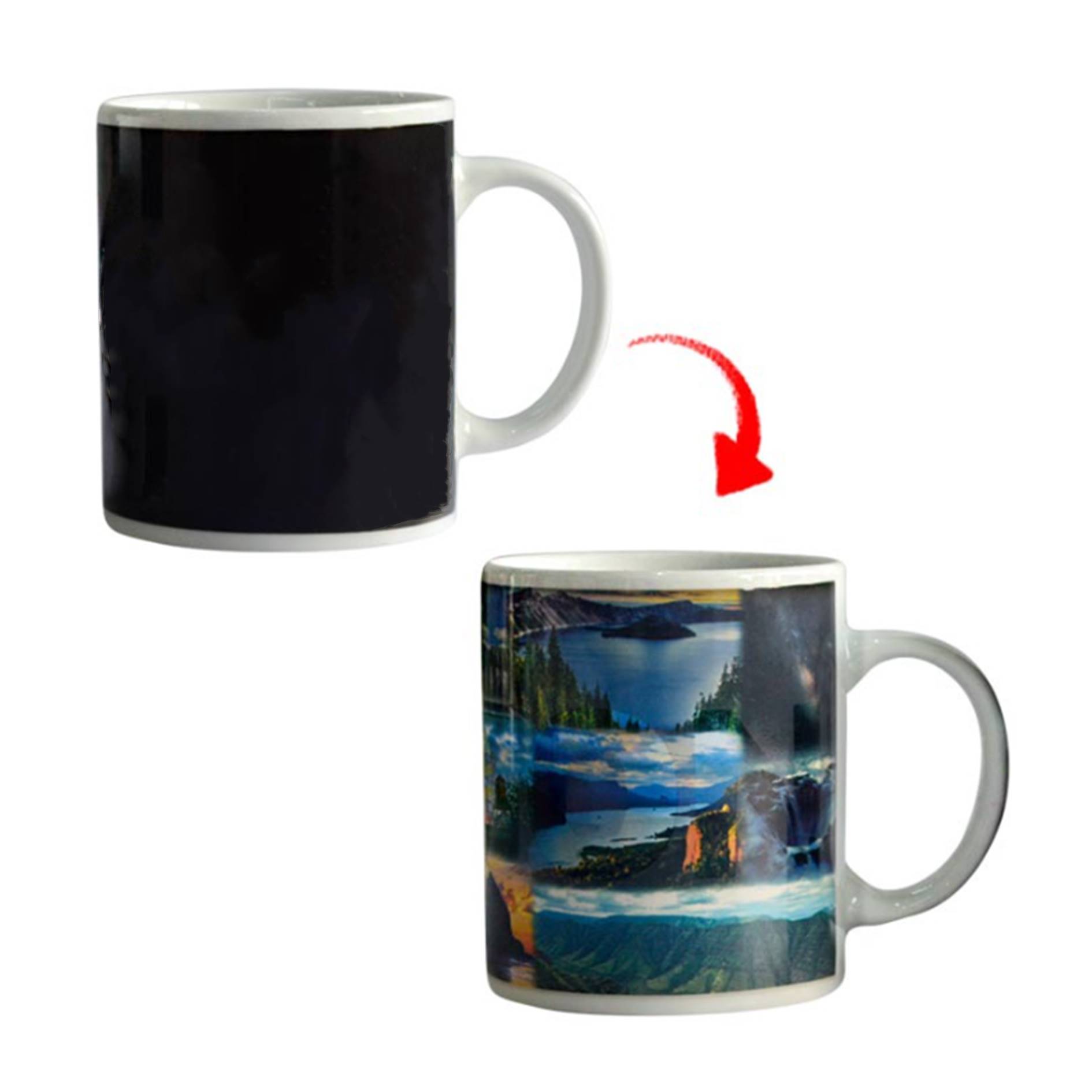 Custom Heat Color Changing Coffee Mug 2