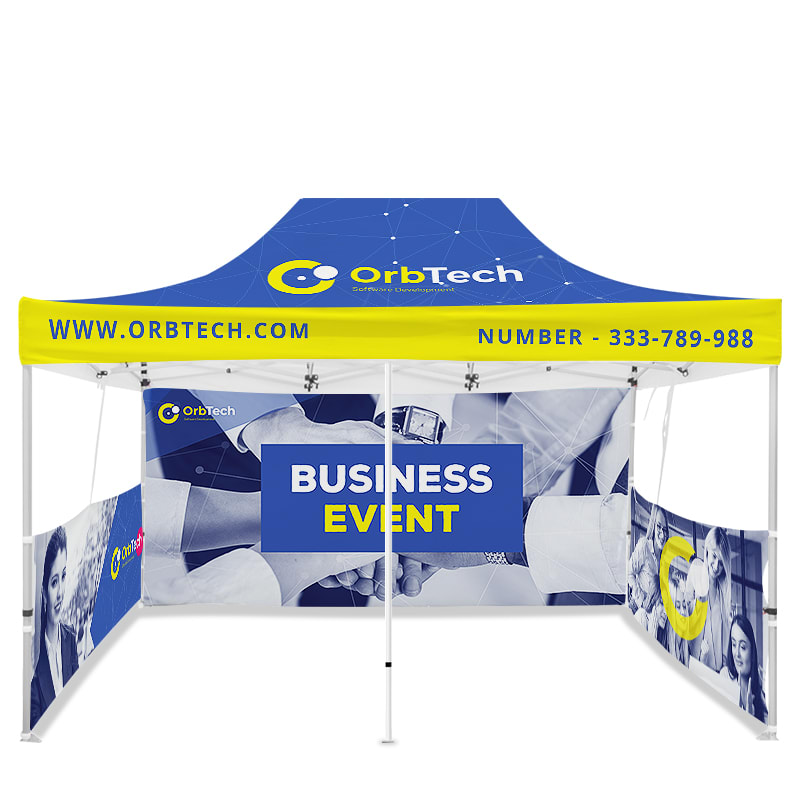 10ft X 20ft Full Color Pop Up Canopy Tents 19
