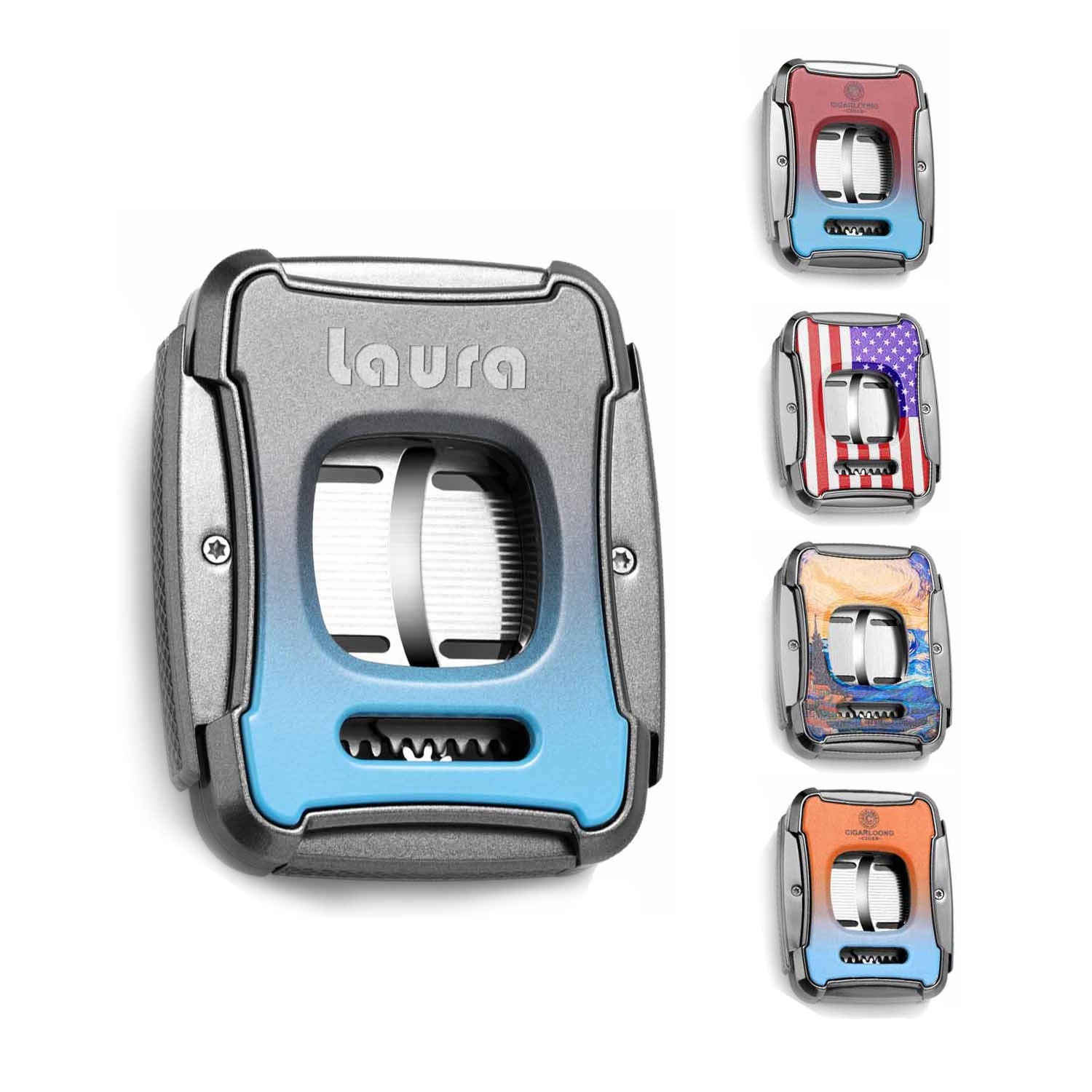 Multifunctional cigar cutter gift box 4