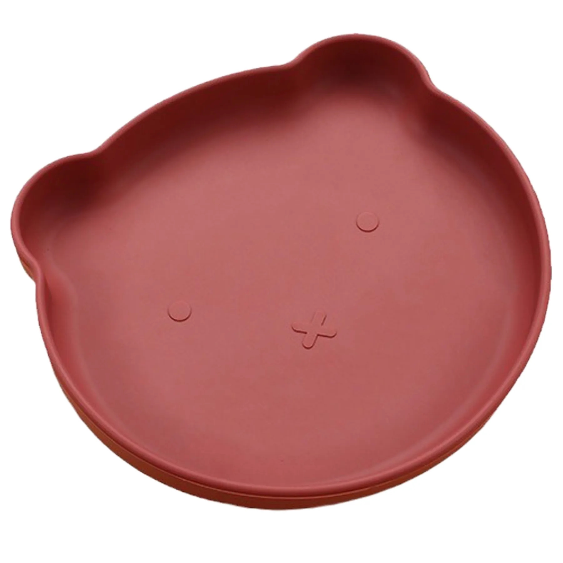 Food Grade Silicone Suction Cup Baby Plate 2